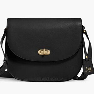 Lo & Sons Black Leather Claremont Camera Bag  - Brand New